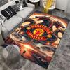 "Manchester United Logo Carpet with Two Black Dragons Design" Suitable for Use As an Anti-slip for Living Room Bedroom Sofas