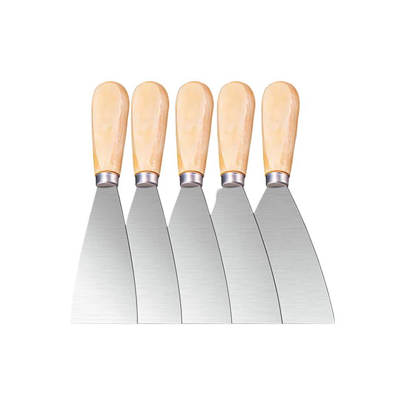 Puke Wooden Handle Stainless Steel Scraper & Putty Knife