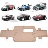 RC Car Aluminum Alloy Chassis Replacement Part for WLtoys K989 128 Remote Control Car
