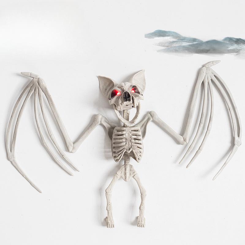 Halloween Horror Decorative Animal Skeleton Prop Party Decoration Rat Spider Bat Tarantula Zombie