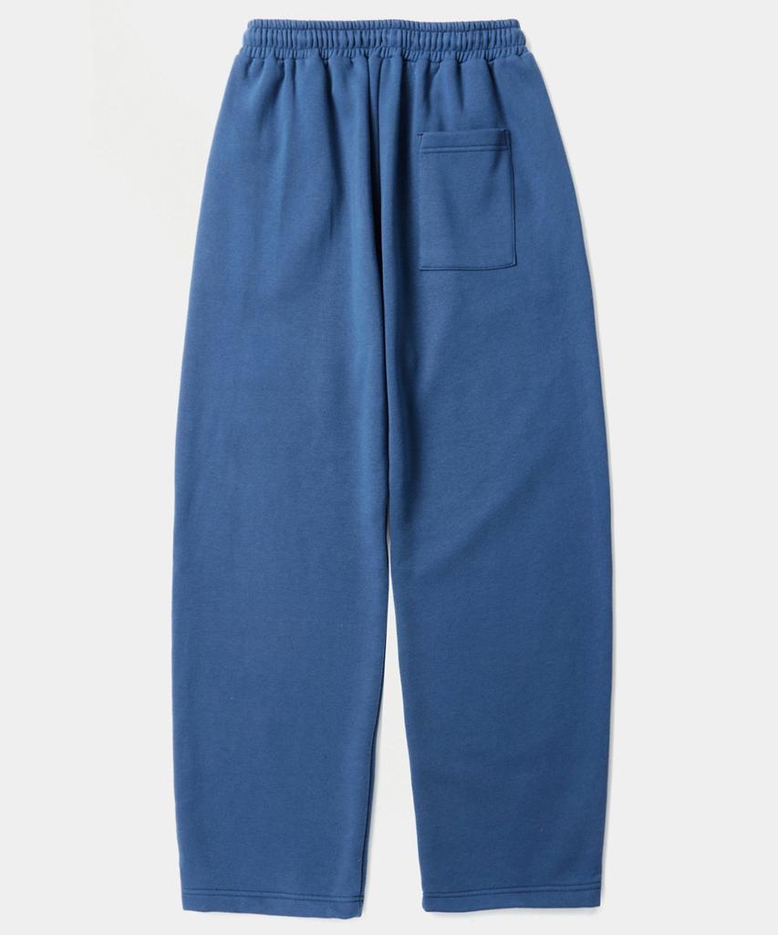 COLUMBIA UNIVERSITY Cu Big Script Fleece Wide Seatpants French Blue