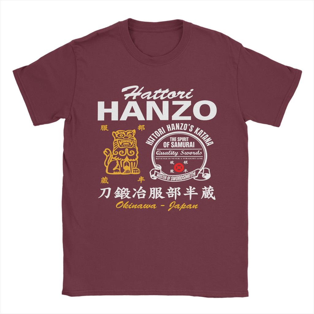 Men Hattori Hanzo T Shirts  Cotton Clothes Novelty Short Sleeve Crewneck Tees Plus Size TShirt