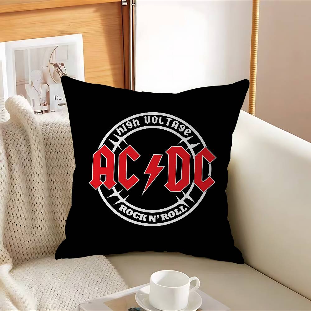 Rock Singer A-AC D-DC Band 45*45cm Cushion Cover Pillow Cover Decor Pillowcase Home Pillowcase For Couch Pillow