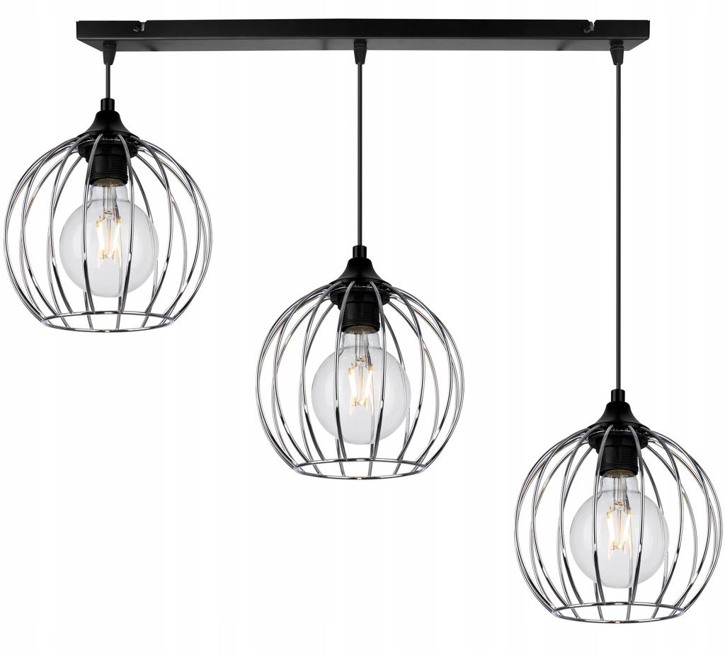 CEILING HANGING LAMP, WIRE CHROME LED