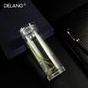 DELANG 320ml Double Wall Glass Tea Tumbler with Infuser