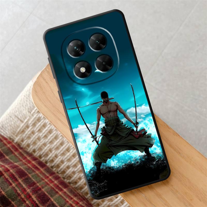 One Piece Cool Green Zoro Case for Xiaomi Redmi Note 10S 9S 7 8 12s 13 14 Pro Plus 9 10 11 12 Pro 11s Black Soft Phone Cover