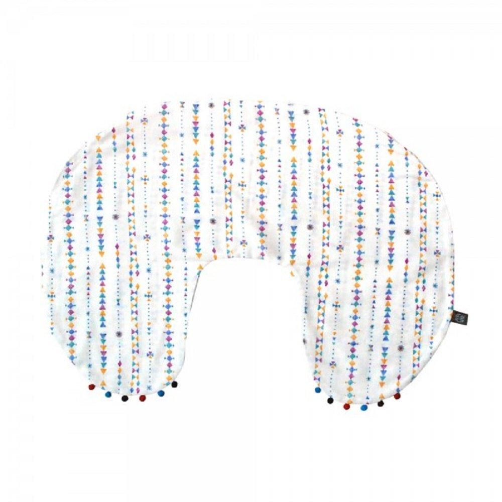 

10mois BOBO Kolam Mom & Baby Cushion Cover, White, 8389