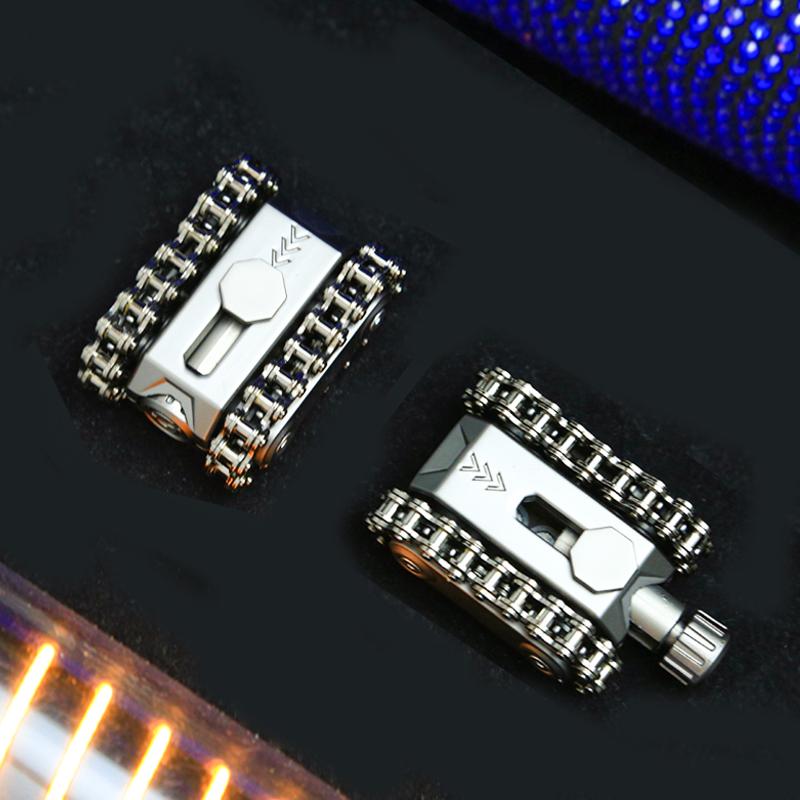 EDC Metal Tank Fingertip Spinner Chain Gear Toy Office Stress Relief Toys Office Stress Relie For Adult Children Giftf Toys
