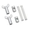 2x Rear Brake Adjuster Nut Kit For Honda FourTrax 300 TRX300 Rancher 350 400 420