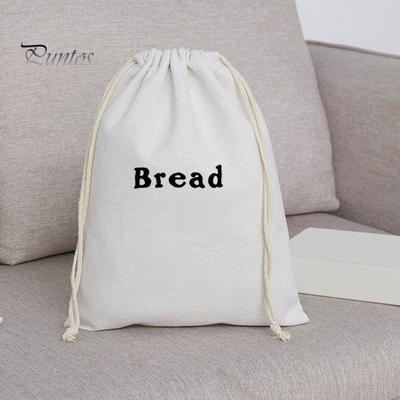 Wiederverwendbarer Brotbeutel, umweltfreundliches Kordelzug-Design, leicht zu reinigen, Aufbewahrungstasche für selbstgemachtes Brot, Organizer zur Aufbewahrung von Trockenfutter