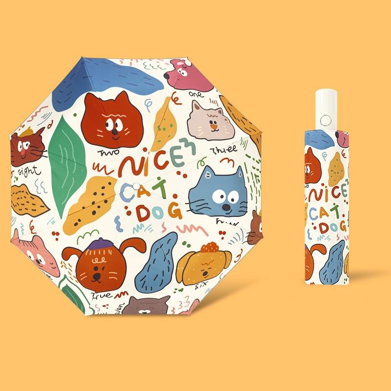 

Безопасные и антиоткатные полностью автоматические детские зонты, прозрачные автоматические складные зонты для детей мужского и женского пола.