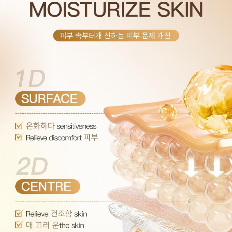 3 Stück Kollagen Vitamin C Hyaluronsäure Dreifarbig 30ml Maske Hautpflegeprodukte