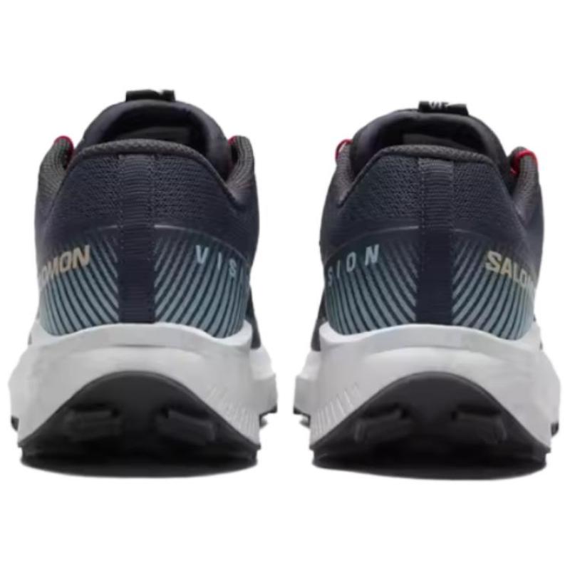 SALOMON Slip Resistant, Abrasion Resistant, Breathable, Lightweight Low Top Running Shoes Unisex Dark Blue Sneakers 475284