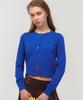 Munseonakaibeu Soft Round Cardigan / Blue