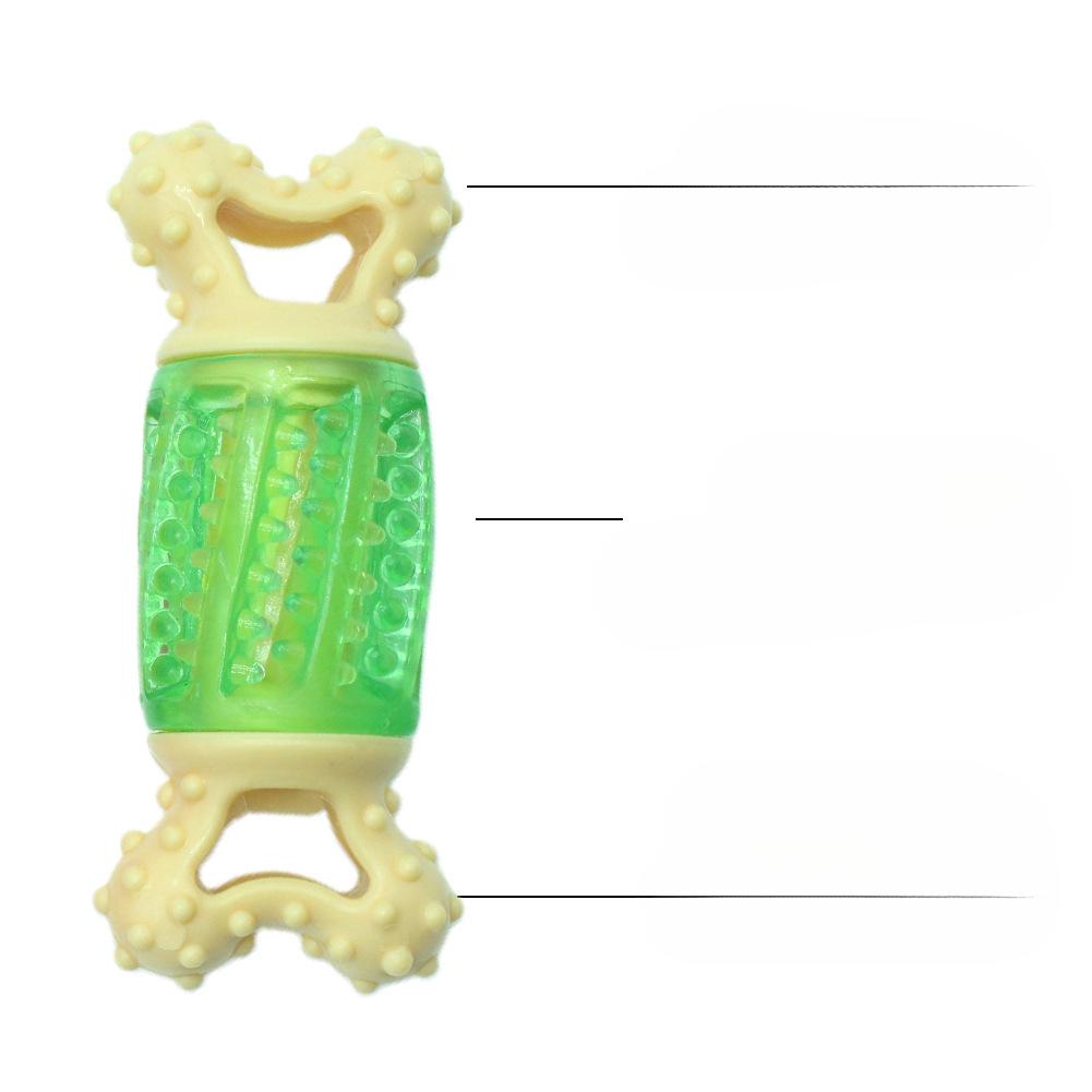 

Игрушка для питомца Собака Лающая собака Кость Протекающая еда Жевательная и шлифующая зубы Издающая звуки Игрушка для самоудовольствия 14.5*5cm