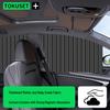 Magnetic Car Privacy Sunshade Curtain for Sedan - Front & Rear Side Windows