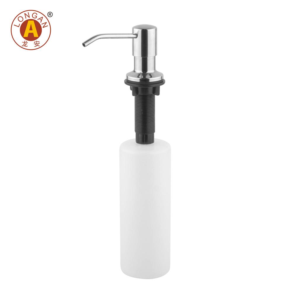Eco-Friendly Modern Stainless Steel Hand Soap Dispenser Manual Large Capacity Manual Press Dispensing Hand Sanitizer Container