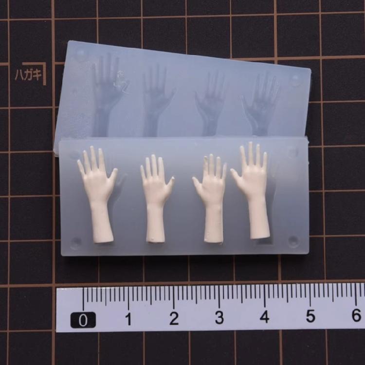 Safe Palms Silicone Mould Easy to Wash for Resin Clay Crafting Home Decoration and Fun