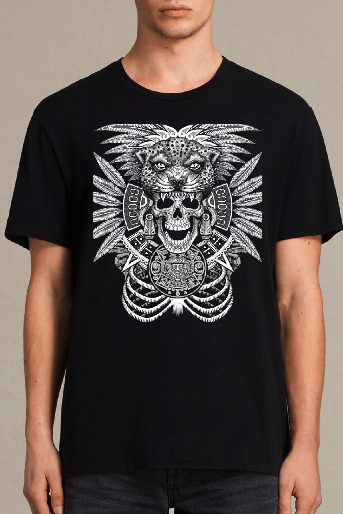 

Erkek Siyah Kuru Kafa T-Shirt