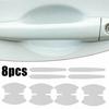 8x Car Sticker Door Bowl Handle Anti scratch Clear Protection Film Sticker Decor