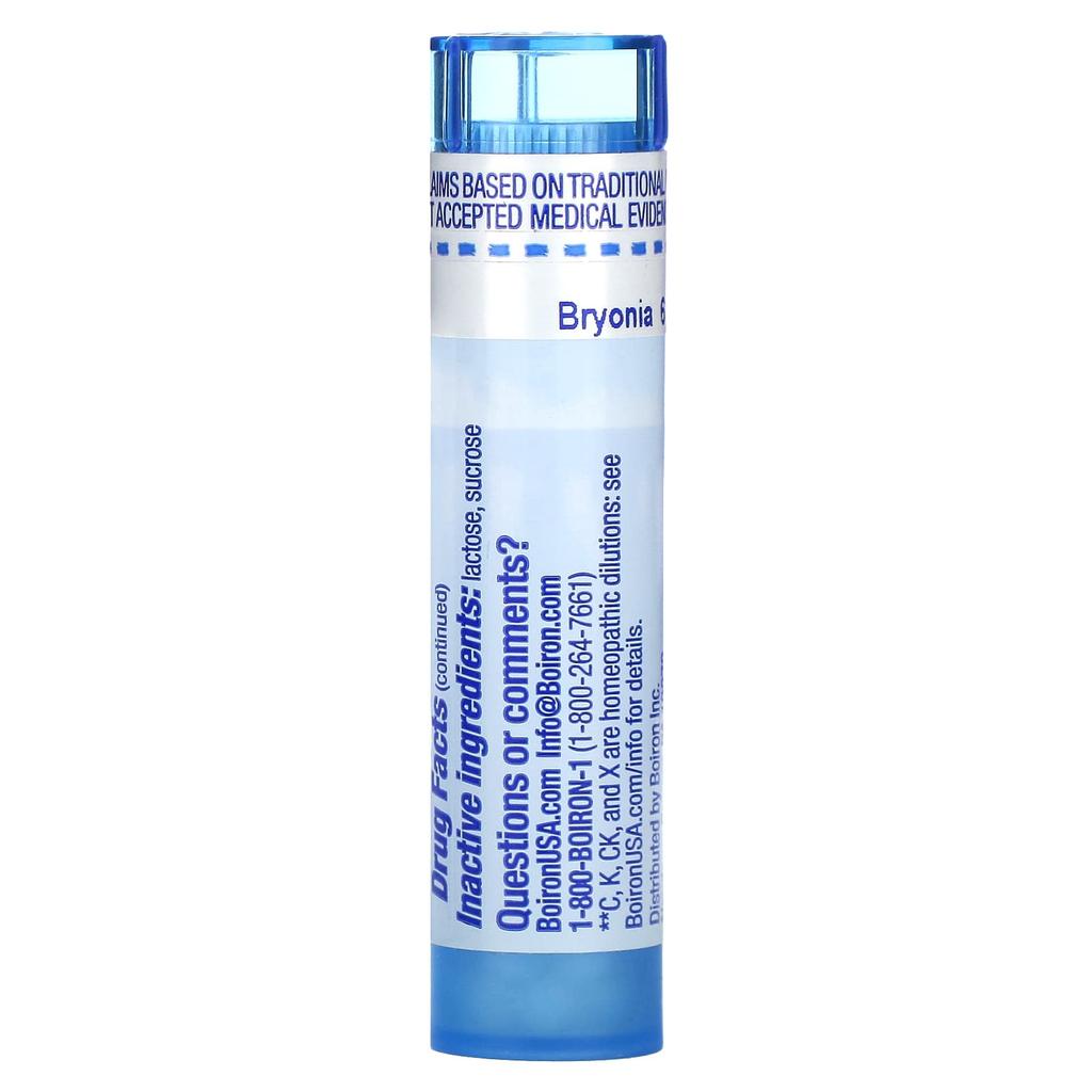 Bryonia, 6C, Muscle and Joint Pain Relief, Approximately 80 Pellets