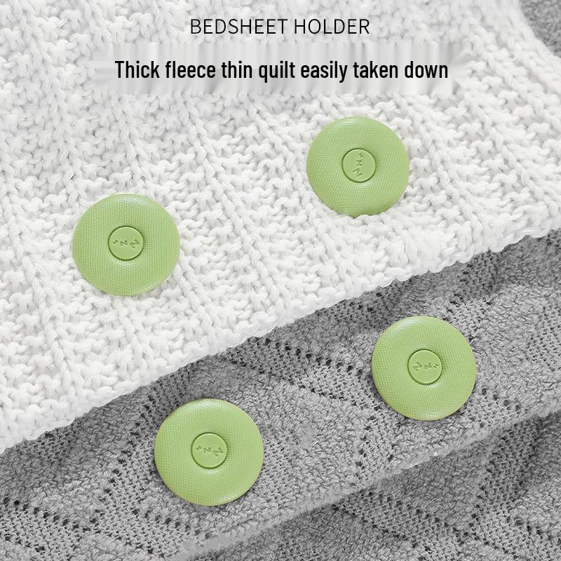 Rutschfeste Unsichtbare Bett- und Deckenbefestiger – Nähnadelfreie Klammern für sichere Lakenorganisation