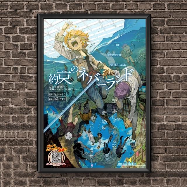 

Аниме постер «Обещанный Неверленд», японский аниме фильм, сериал, мультяшный постер, холст, художественный принт, украшение для дома, без рамки 21cm×30cm NoFrame