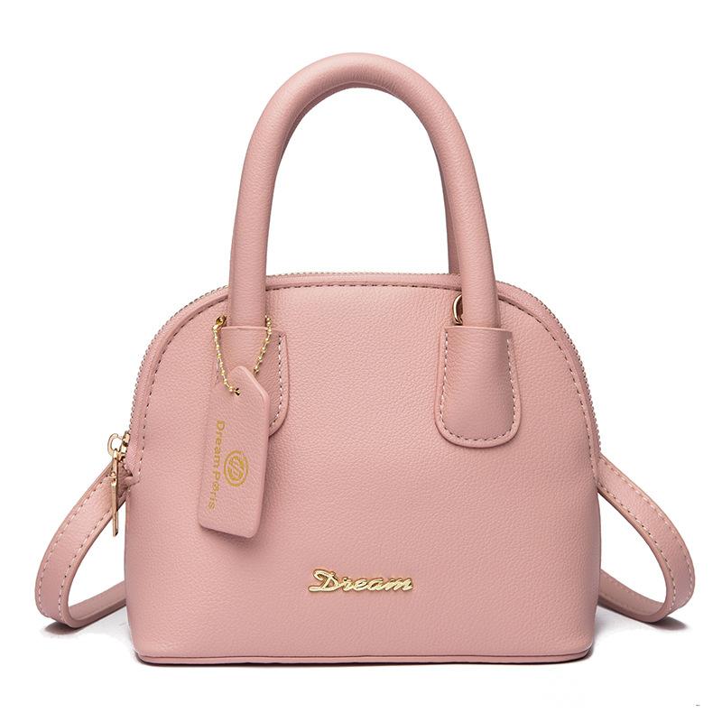 Borsa a tracolla alla moda di piccole dimensioni, Borsa a conchiglia semplice e versatile
