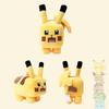 Pikachu Plush Toy Classic & Smiling Version Kawaii Soft Stuffed Animal Doll Gift for Kids Anime Lovers Home Decor 3 Size