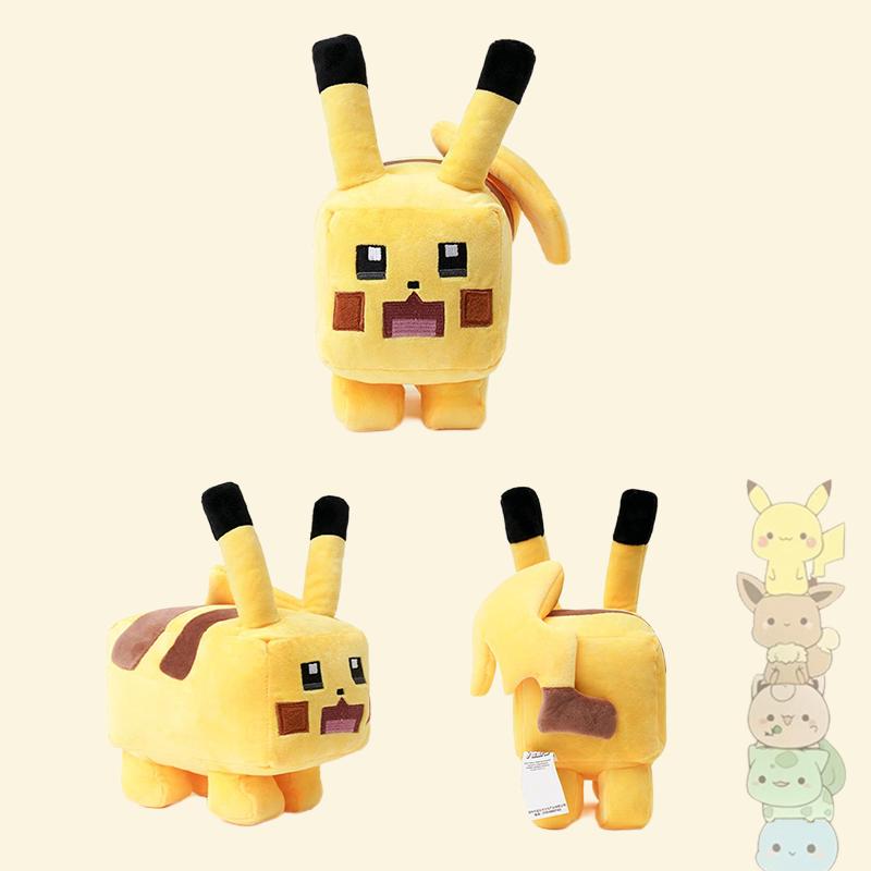 Pikachu Plush Toy Classic & Smiling Version Kawaii Soft Stuffed Animal Doll Gift for Kids Anime Lovers Home Decor 3 Size