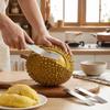 Effort-saving Durian Shell Opener Arc Shaped Durian Separator Portable Durian Peeler  Fruit Shop