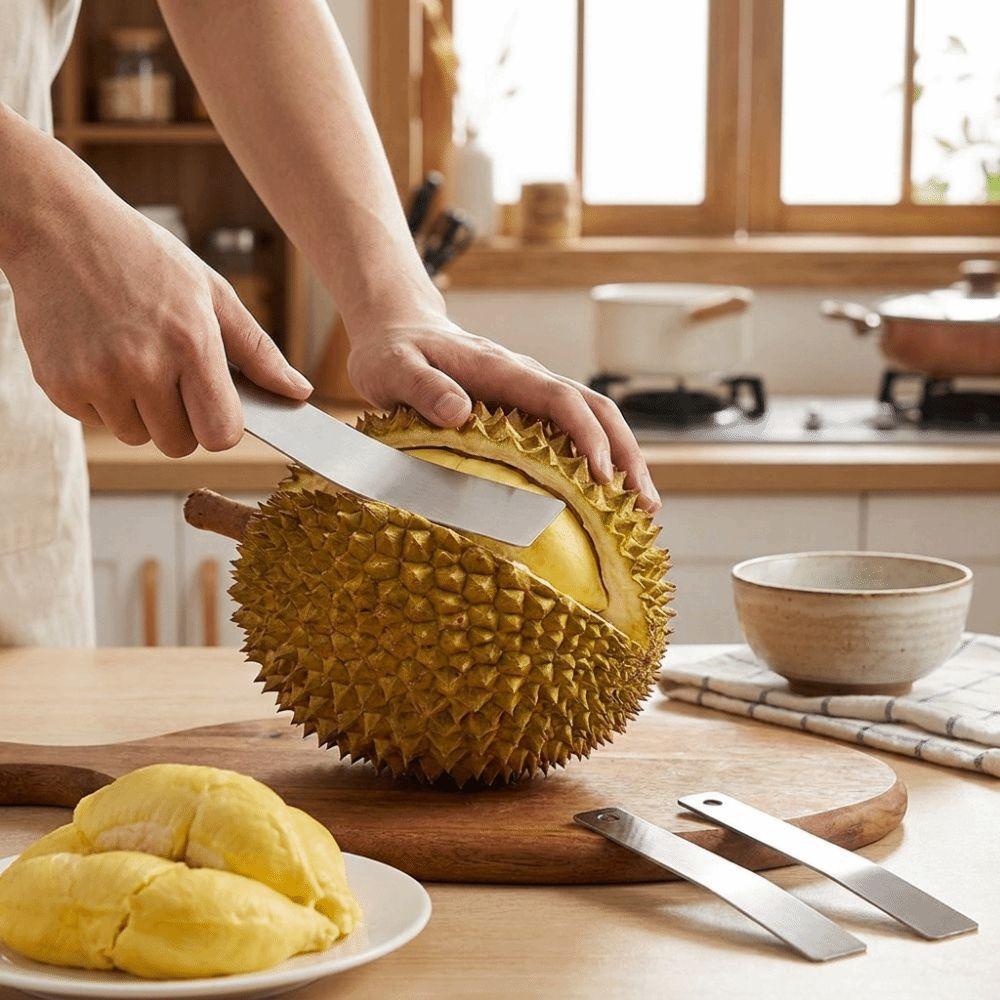 Effort-saving Durian Shell Opener Arc Shaped Durian Separator Portable Durian Peeler  Fruit Shop