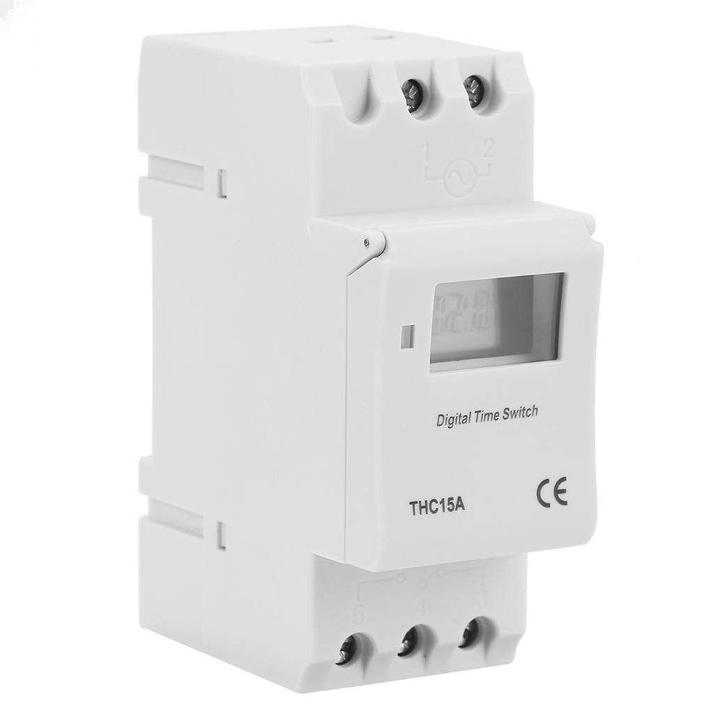 Programmable Timer  , THC15A Timer   220-240VAC 16A DIN Rail Digital Programmable Timer  , Wall  es