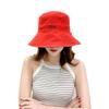 Breathable Versatile Double-sided Fisherman's Hat Children's Letter Sunscreen Sun Hat Big Eaves Summer ONE Sun Hat
