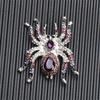 SKEDS Rhinestone Crystal Large Dragonfly Brooch Fashion Retro Insect Pin Coat Accessory for Women and Men Good Gift