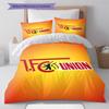 1. FC Union Berlin Pattern Bedding Set Quilt Cover Pillowcase Home Decor Gift (1 * Duvet Cover + 2 * Pillowcase, Without Core)