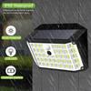 Solar Motion Sensor Wall Light IP65 Waterproof Solar Spotlight Outdoor Floodlight Fence for Patio Garden Pathway Yard