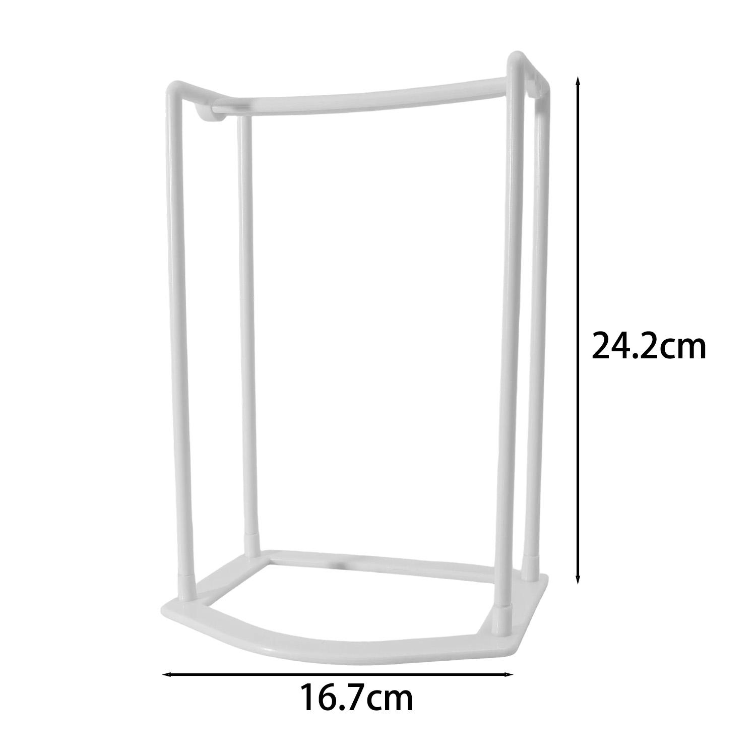 

Space-Saving Hanger Organizer Portable Plastic Closet Storage Rack Clothes Hangers Rack for Bathroom Laundry Room Storager Tools