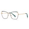 0 -0.5 -0.75 To -6.0 Metal Steampunk Hexagon Prescription Glasses Myopia Blue Light Blocking Student Dioptric Glasses Women