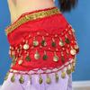 Belly Dance Chiffon Coin Waist Belt for Yoga and Indian Dance Practice