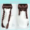 Wednesday Agnes Demille Cosplay Wig With Double Braid Hightemperature Silk For Cos Anime Fans