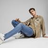 Men's jacket Puma HOODED GRAPHIC WINDBREAKER beige 62383783 r M