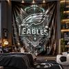 Eagles City Night Pattern Wall Hanging Tapestry Personalized Printed Fabric Wall Decor