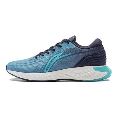 Li Ning Protective Cloud Comfortable Shock Absorption Low Top Running Shoes Men Sneakers Blue ARST057-3