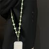 Crossbody Long Crossbody Phone Chain Long Beads Phone Strap Kawaii Mobile Phone Chain  Bag Pendant