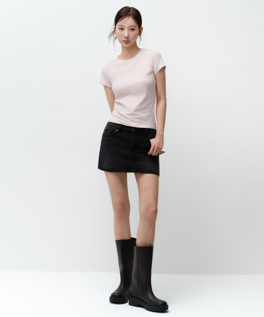 MUSINSA STANDARD WOMAN Sheer Slim T-Shirt (5 Colors)