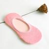 Women's Summer Candy Color Silicone Light Mouth Solid Color Invisible Boat Socks