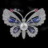 Enamel Painted Butterfly High-end Women's Retro High-end Luxury Accessories Brooch