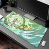 Genshin Impact Furina HuTao Shenhe YaeMiko Raiden Mousepad XXL Large offices accessories Mouse Pad Keyboard Nonslip Desk Mat