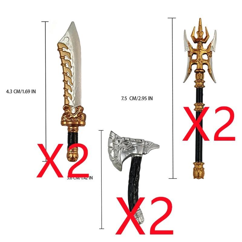 MOC Medieval Weapon Knight Building Block Accessories Character Helmet Hat Academic Gown Axe Sword Shield Brick Toy Gift K073